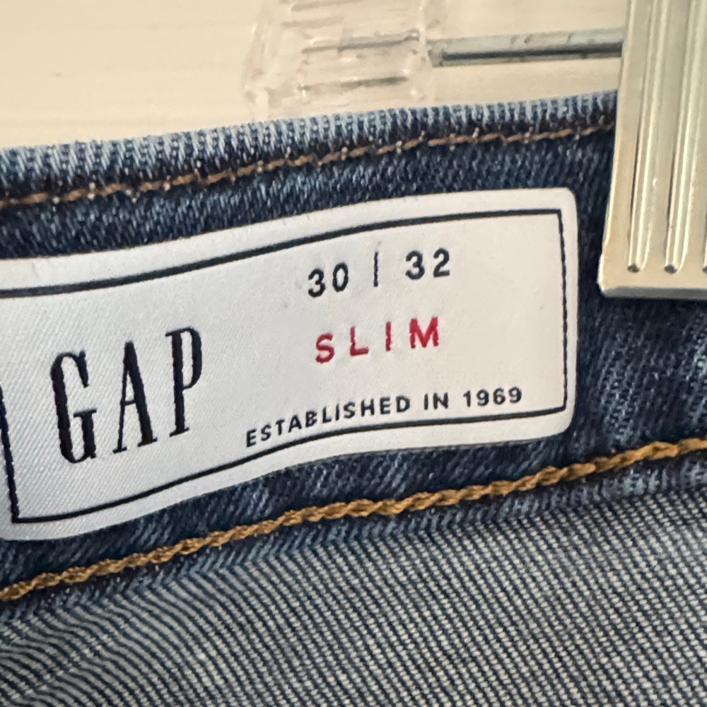 GAP Slim Denim Jeans in Blue